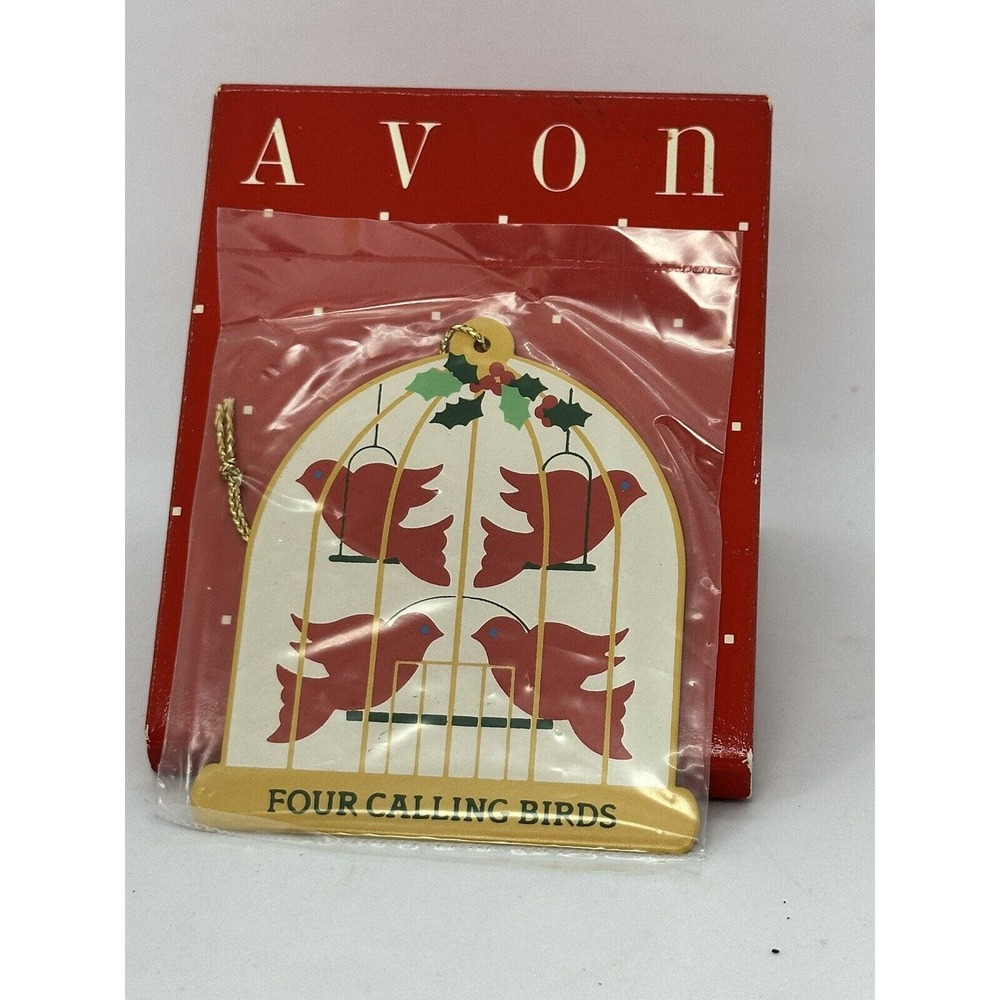 Vintage Avon 12 Days of Christmas Ornament‎ 4 Calling Birds